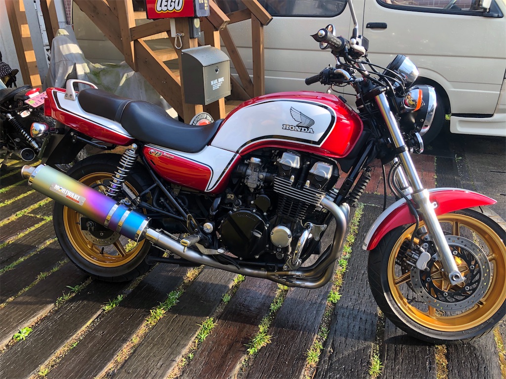 MORIWAKI グラデーションマフラー HONDA用cb750 rc42 よろける