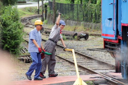 静岡 大井川鐵道 トーマスフェア 子連れ 旅行 機関士 転車 f:id:riekoand:20190719082727j:plain