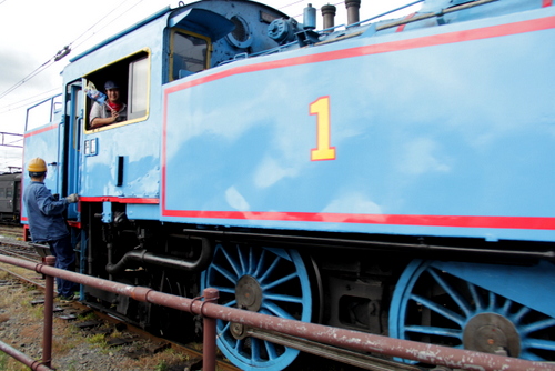 静岡 大井川鐵道 トーマスフェア 子連れ 旅行 制服 機関士 f:id:riekoand:20190719083219j:plain