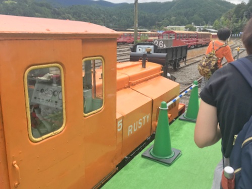 静岡 大井川鐵道 トーマスフェア 子連れ 旅行 ラスティ― f:id:riekoand:20190723090402j:plain
