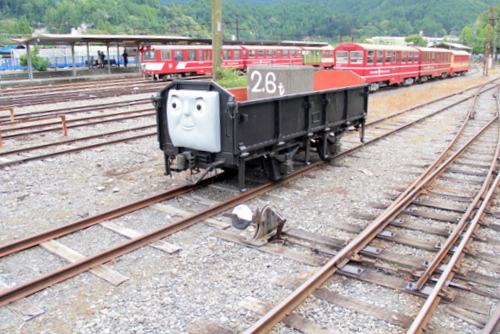 静岡 大井川鐵道 トーマスフェア 子連れ 旅行 いたずら貨車 いじわる貨車 f:id:riekoand:20190723093507j:plain