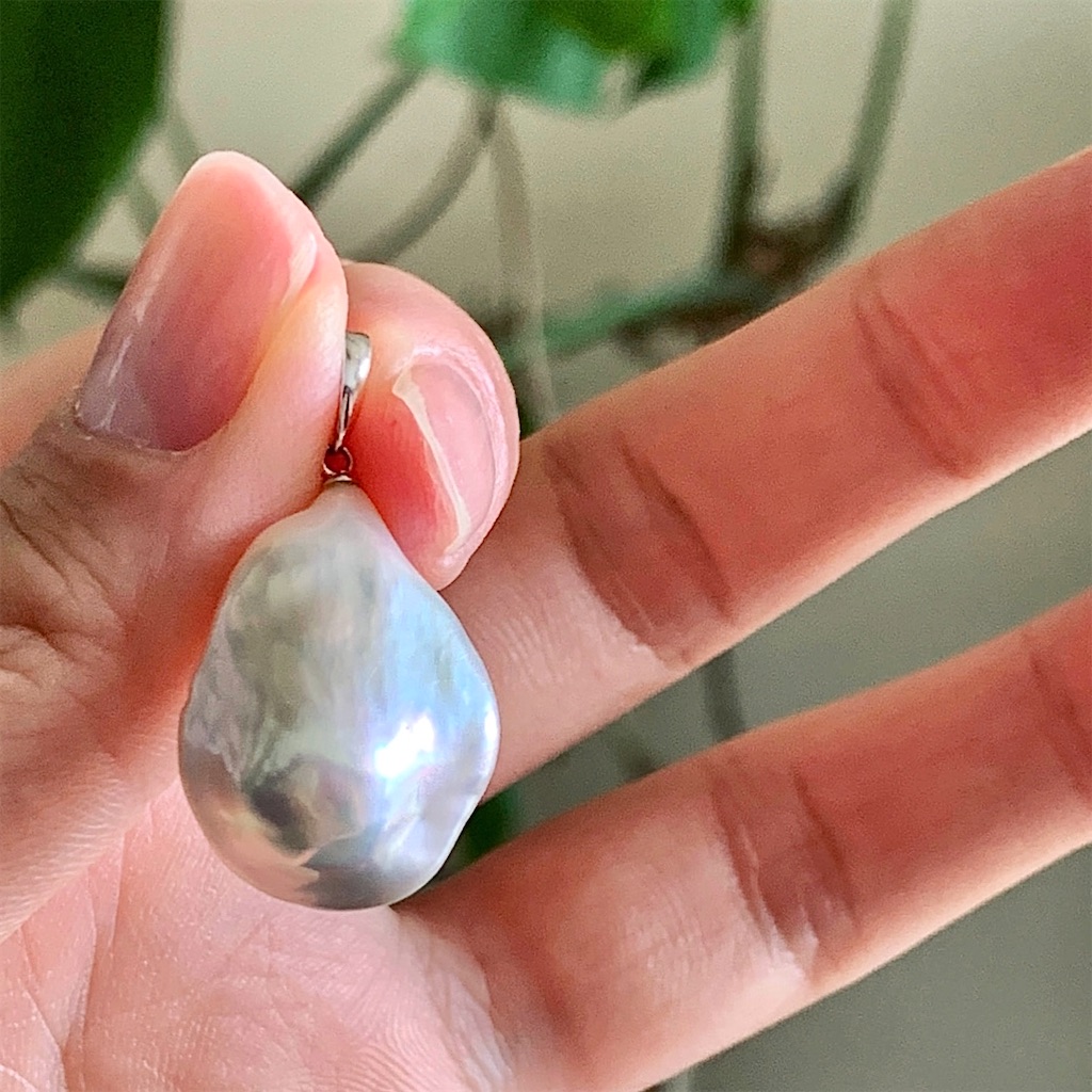 天然あこやバロック。人魚の涙、月の雫 ? 【スクロール】 14kgf