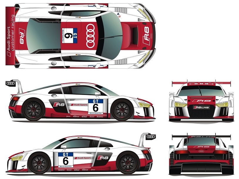 ミニッツ Audi R8 LMS 2015を「GT300」カラーに塗装！＜前編