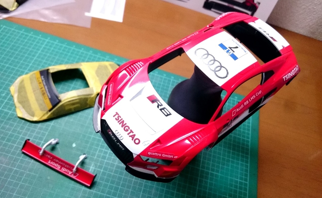 京商　ミニッツ　アウディ　R8 LMS 2015  オリジナル塗装　ボディのみ NEWボディ『アウディ R8 LMS 2015』のご紹介!! | KYOSHO RC BLOG
