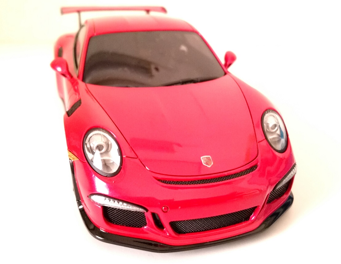 ミニッツ　オートスケール ポルシェ911 GT3 RSレッド ミニッツ ポルシェGT3RSを塗装！＜赤＞ - リッキーのこだわり