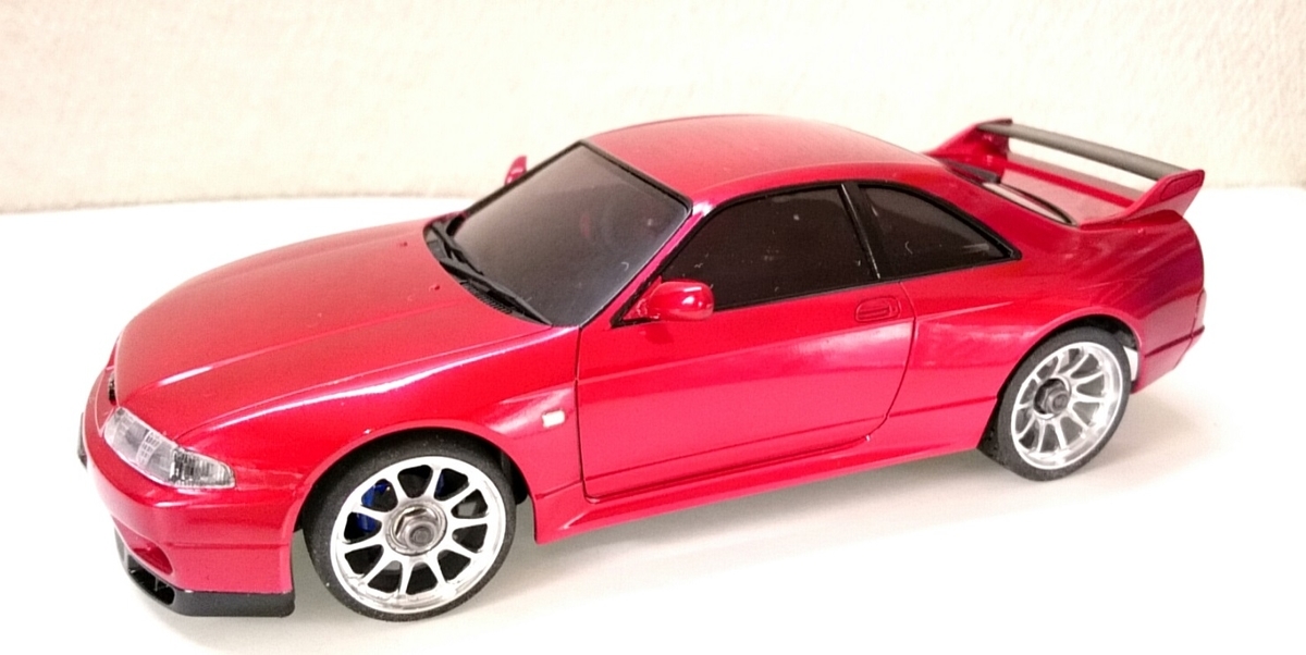 京商 ASC スカイラインGT-R レッド 京商 日産スカイライン GT-R Vスペック 赤 No.MZCIR オートスケール
