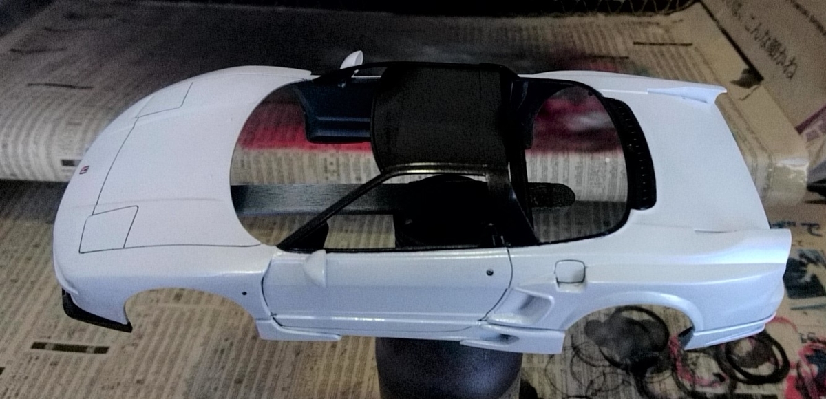 ミニッツ 初代 NSX「フルエアロ」を塗装！ ＜制作編