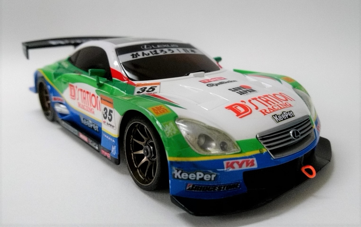 ミニッツ SC430を「D'STATION KeePer 2011」に塗装！ - リッキーのこだわり