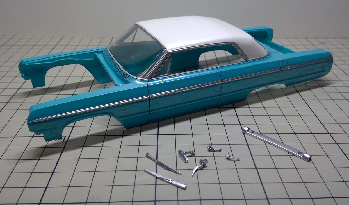 Revell シェビー インパラ ローライダー'64を作る！④