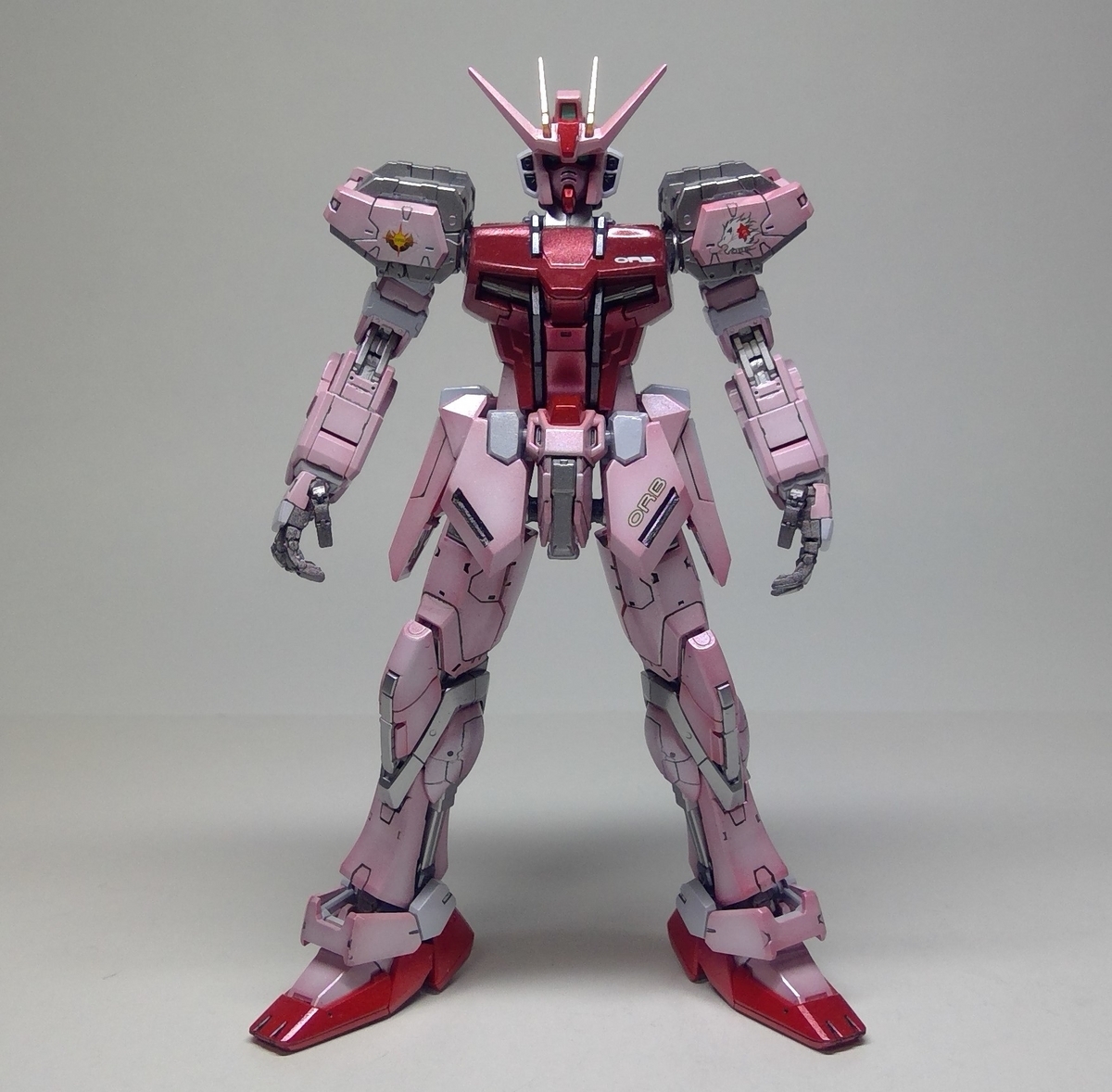 RGエールストライクガンダムをルージュカラーに塗装！⑥ - リッキーの 