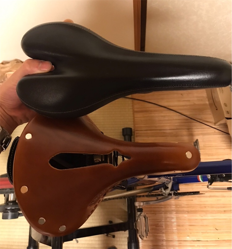 女性用Brooks B17 S Specialサドルを買った話 - クロモリと神社