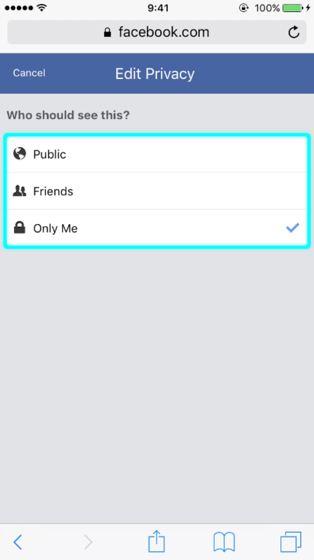 Edit Privacy