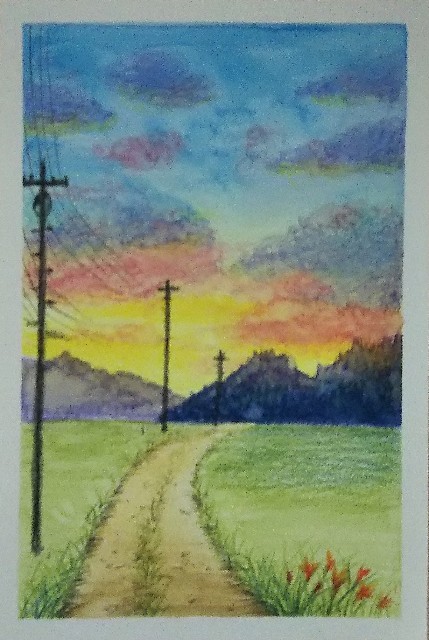 夏の夕暮れの描き方 りんごの秘密 Ringonohimitsu S Diary 夏の夕暮れの描き方 りんごの秘密 Ringonohimitsu S Diary