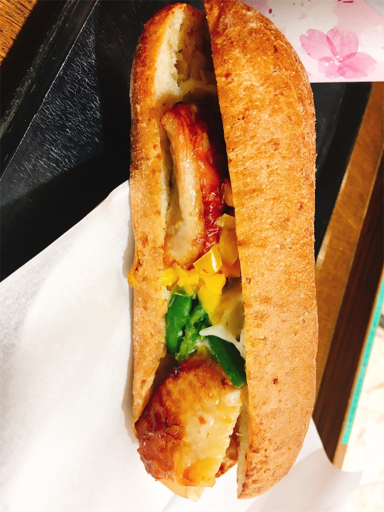 スターバックス 石窯フィローネ チキン 春野菜 レモンバターソース りんごののほほんブログ