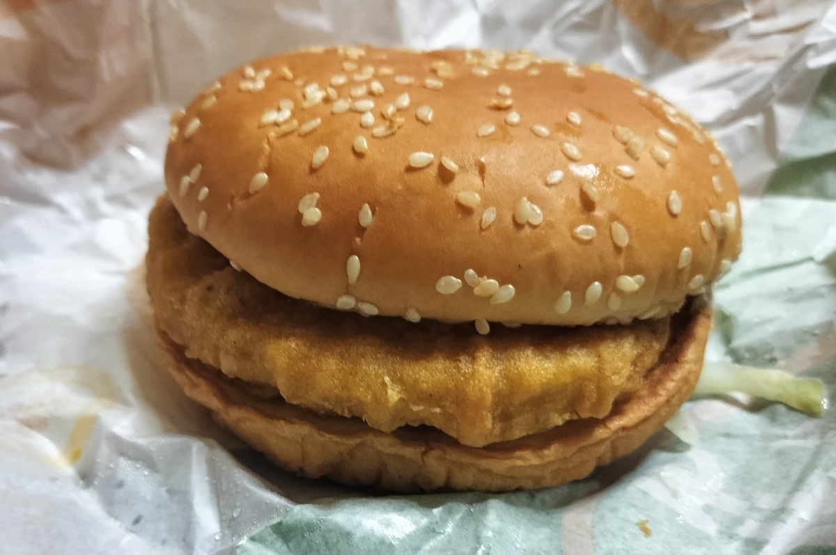 マックチキンの実物写真