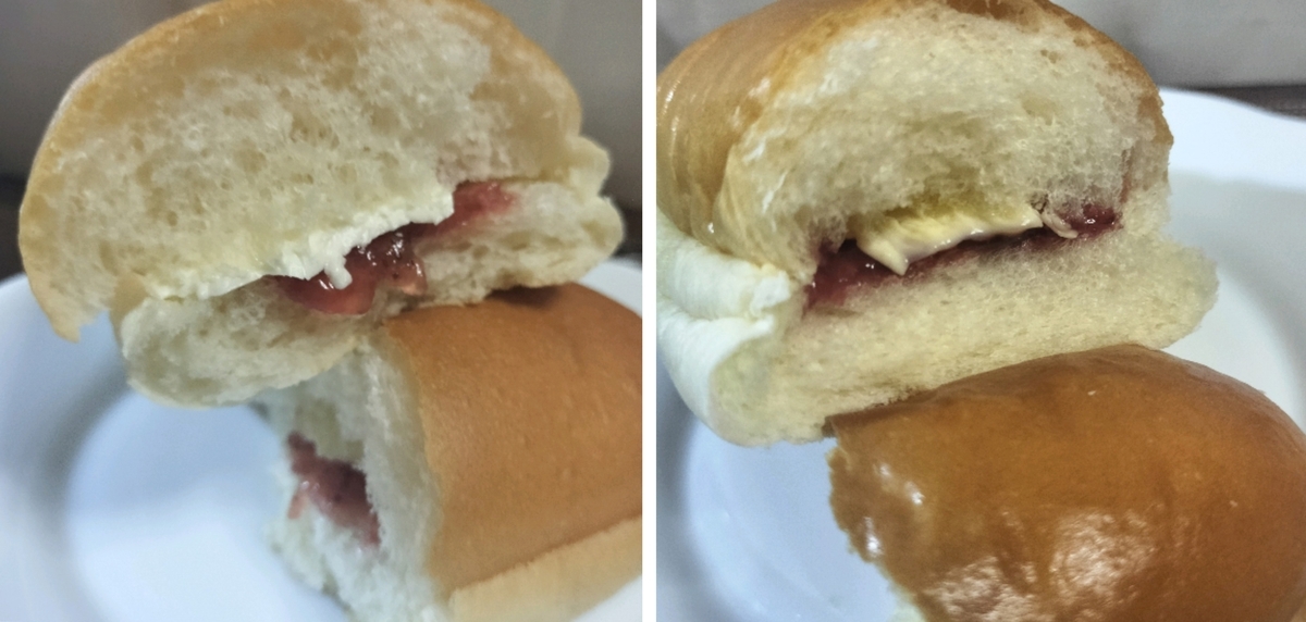 ジャムコッペ ローソンのふわもちコッペ苺ジャム＆マーガリンを実食＆セブンと