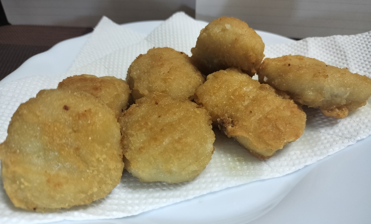 seara 冷凍チキンナゲットの調理後の実物写真