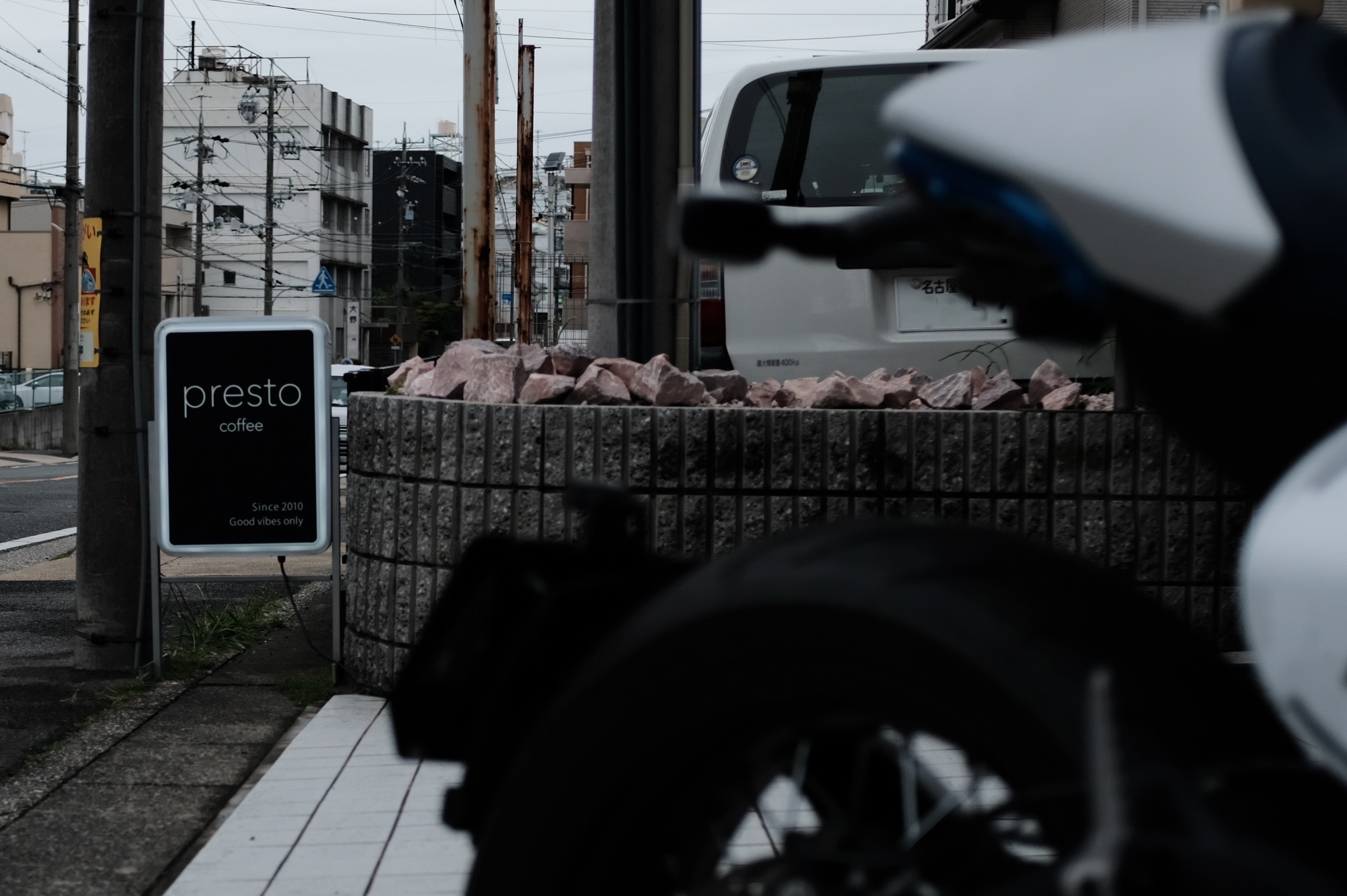 雨の合間に。。。バイクで昼下がりのカフェタイム＠presto coffee