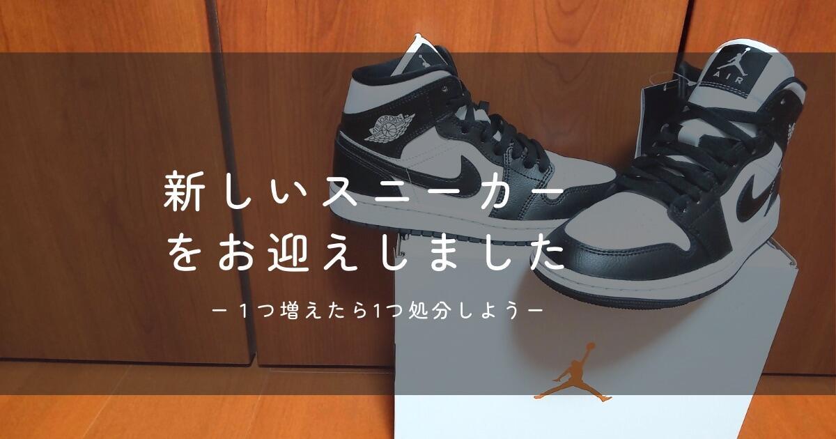 新しい靴が増えました。一つ増えたら一つ減らして持っている量の調節を。