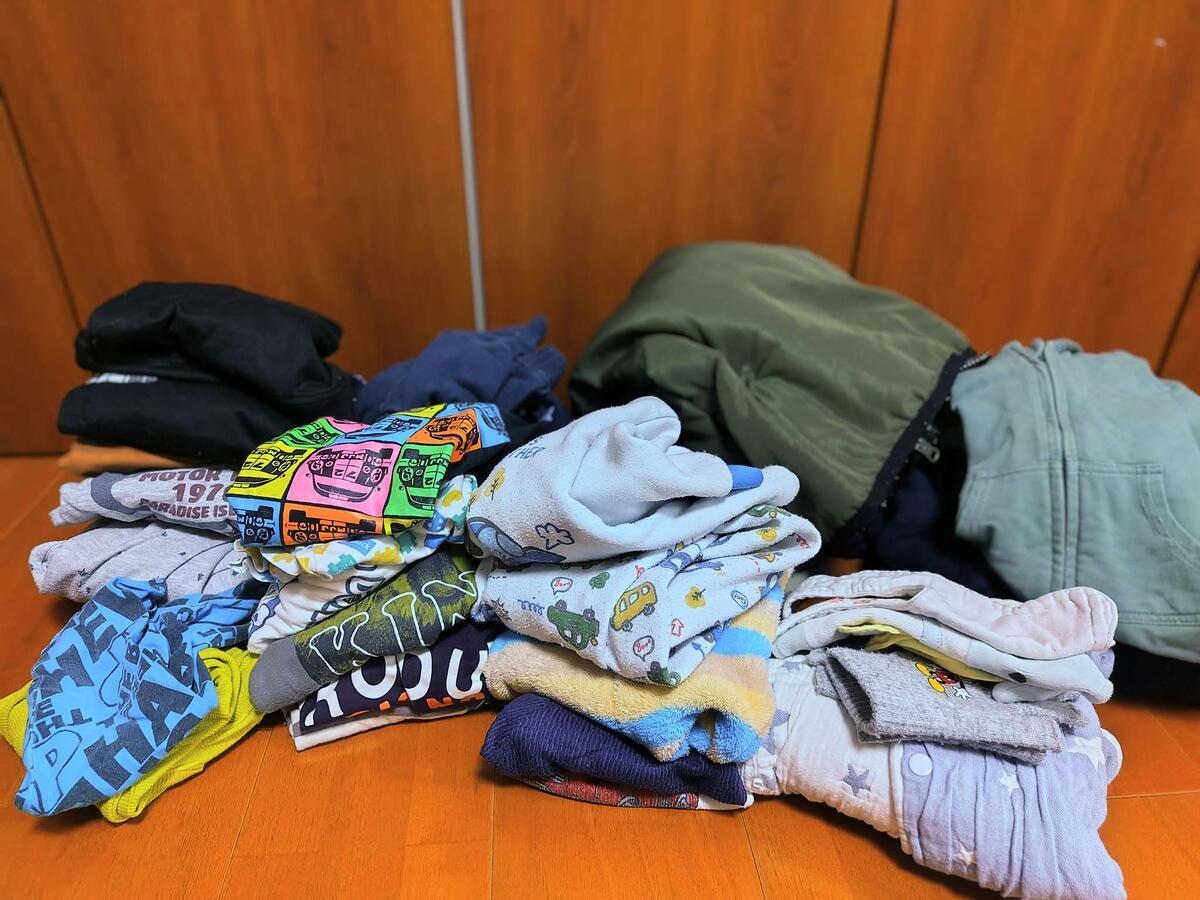 子供服の衣替え、整理