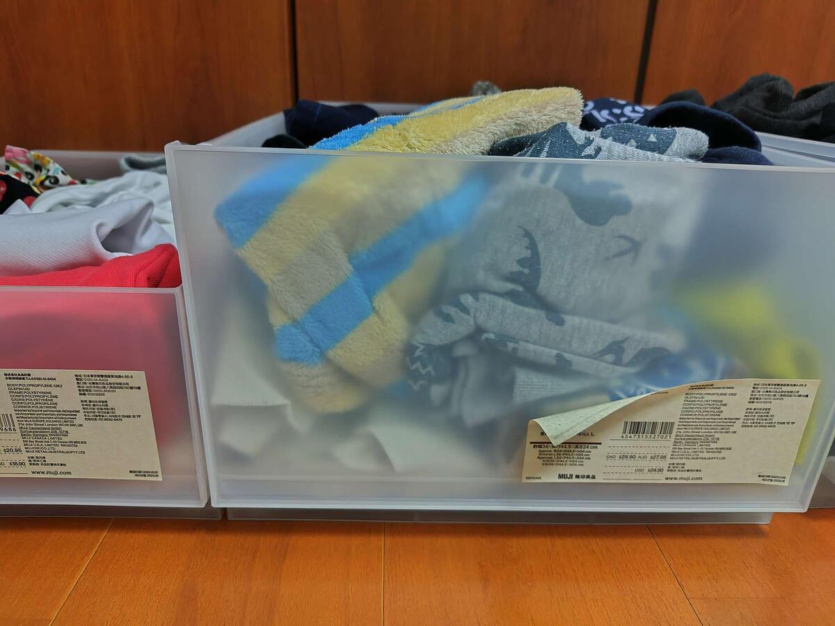 子供服の衣替え、ズボラな…