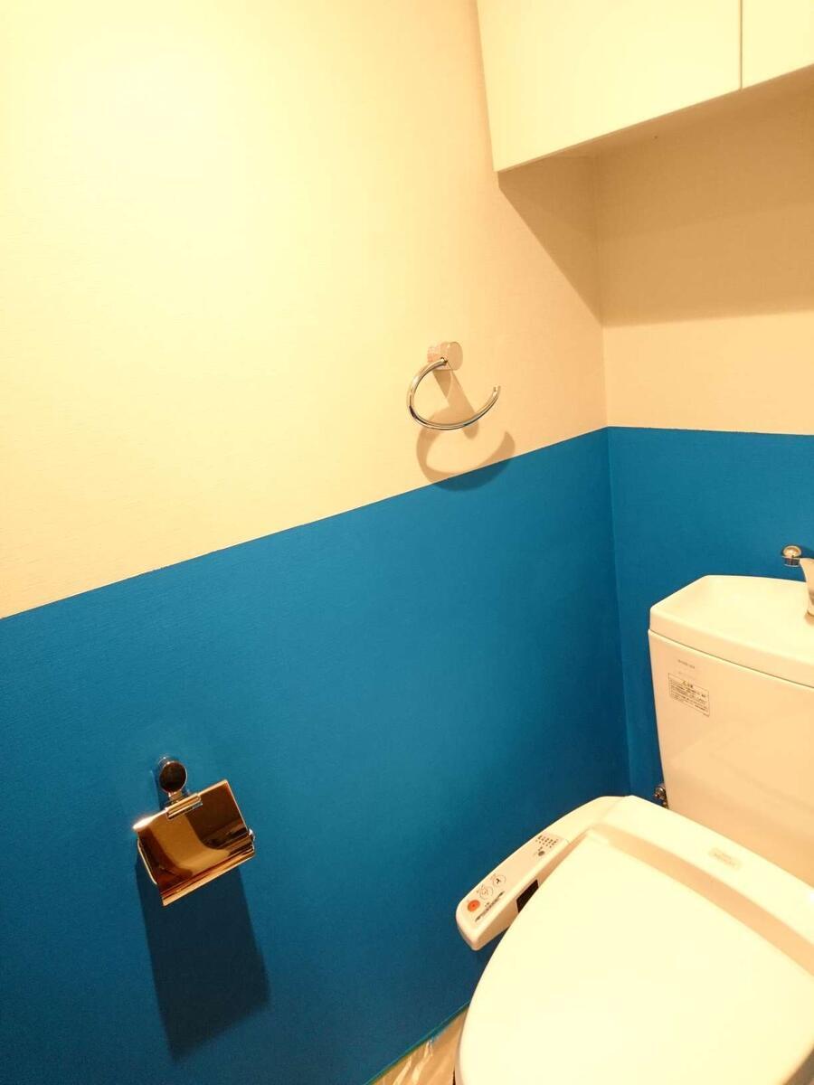 トイレのDIYペンキ塗り