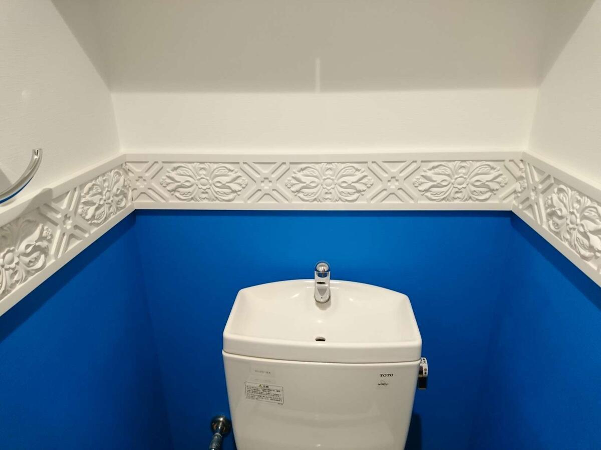トイレのDIYモールディング