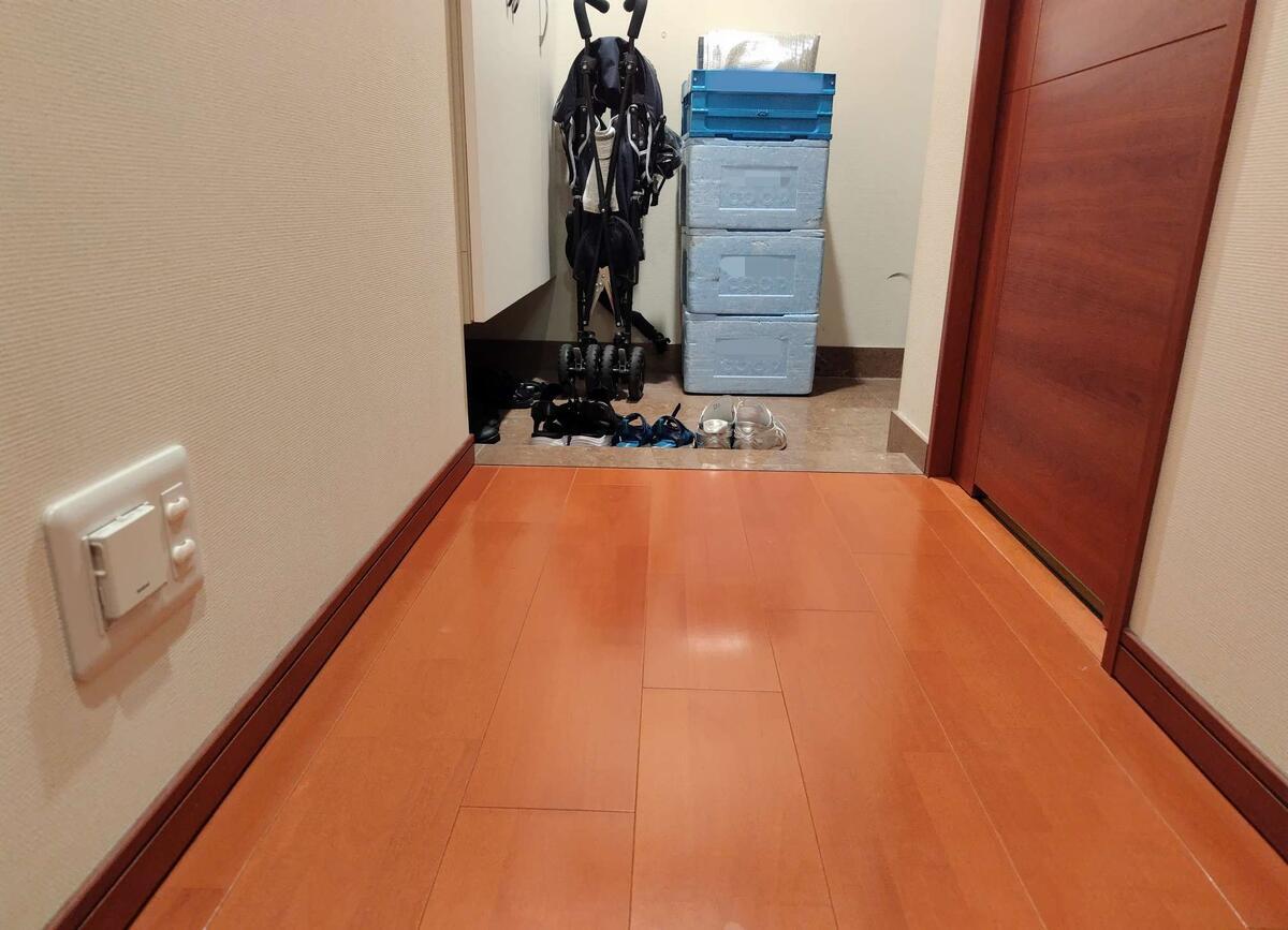 玄関マット断捨離後