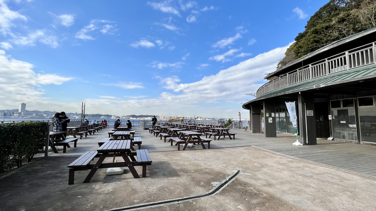 ボードデッキとウェルカムセンター