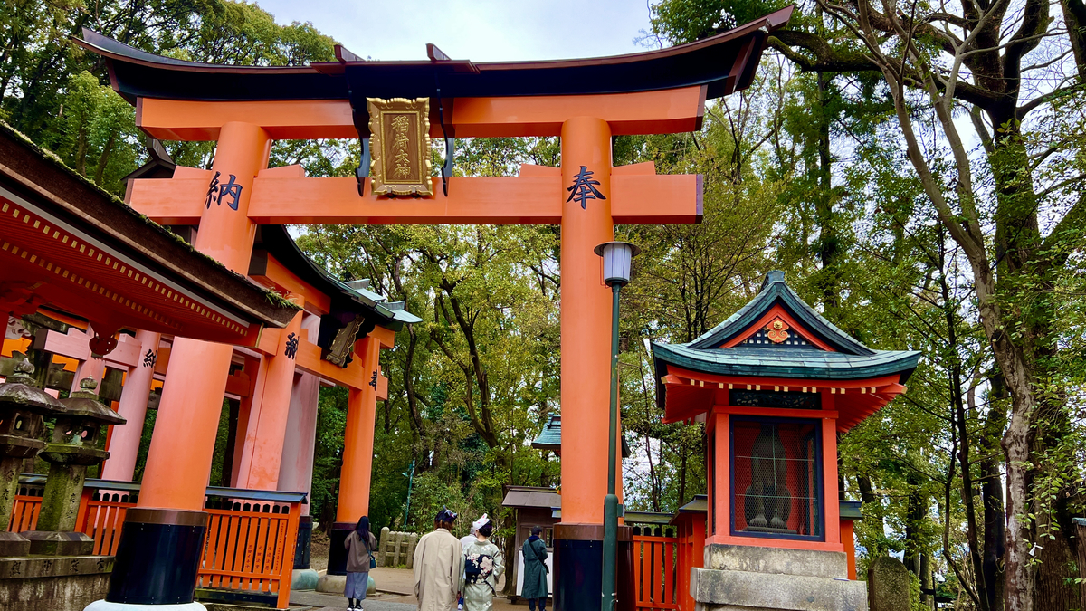 千本鳥居の入口