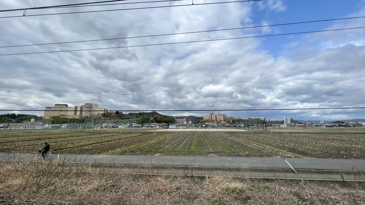 伯備線の車窓から