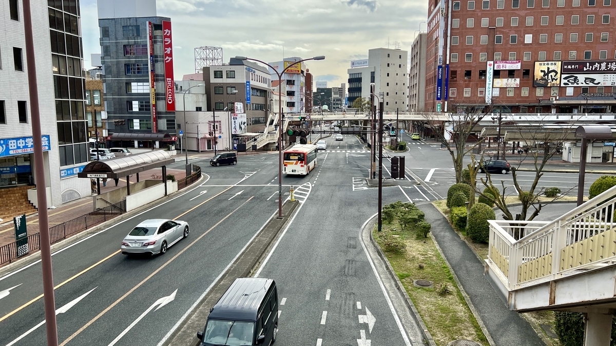 倉敷駅周辺の様子