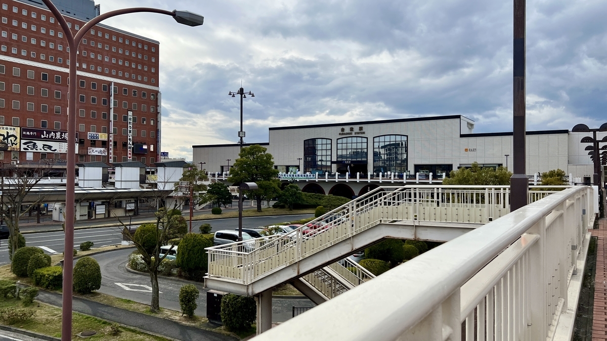 倉敷駅周辺の様子