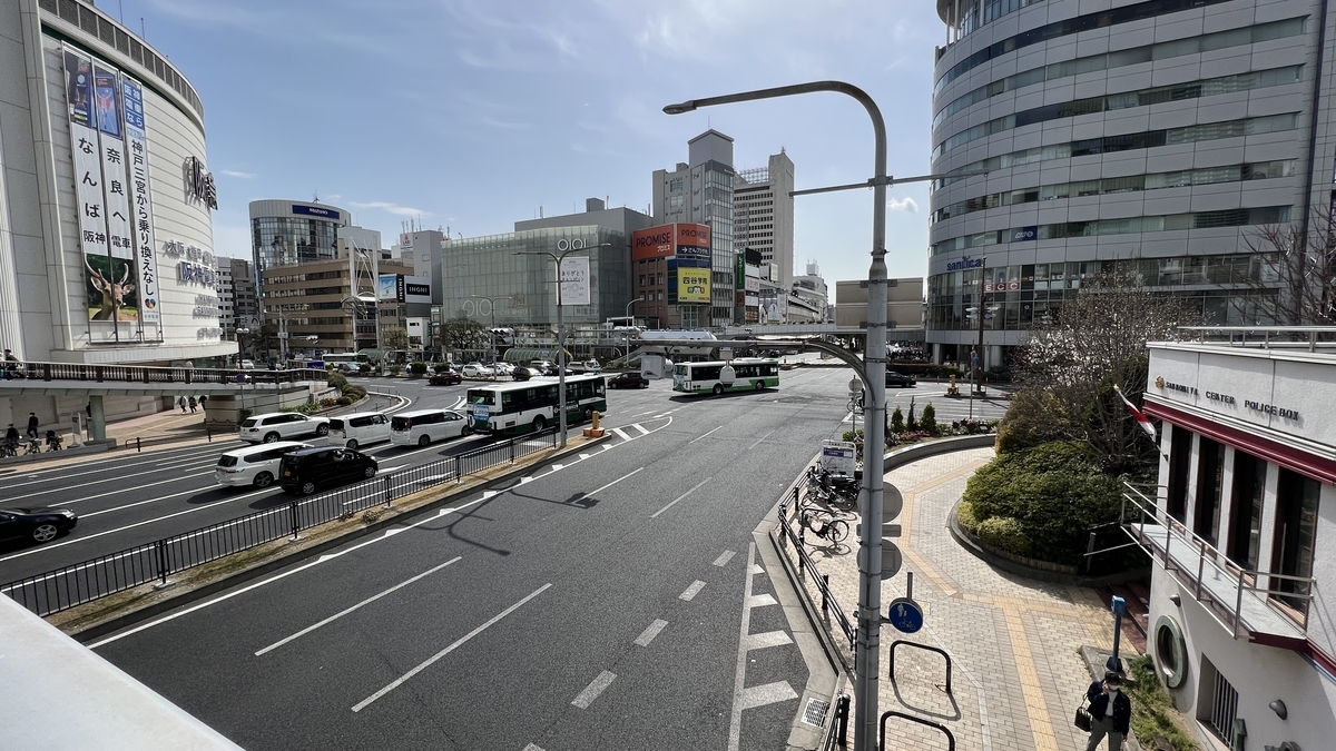 三ノ宮駅前の様子