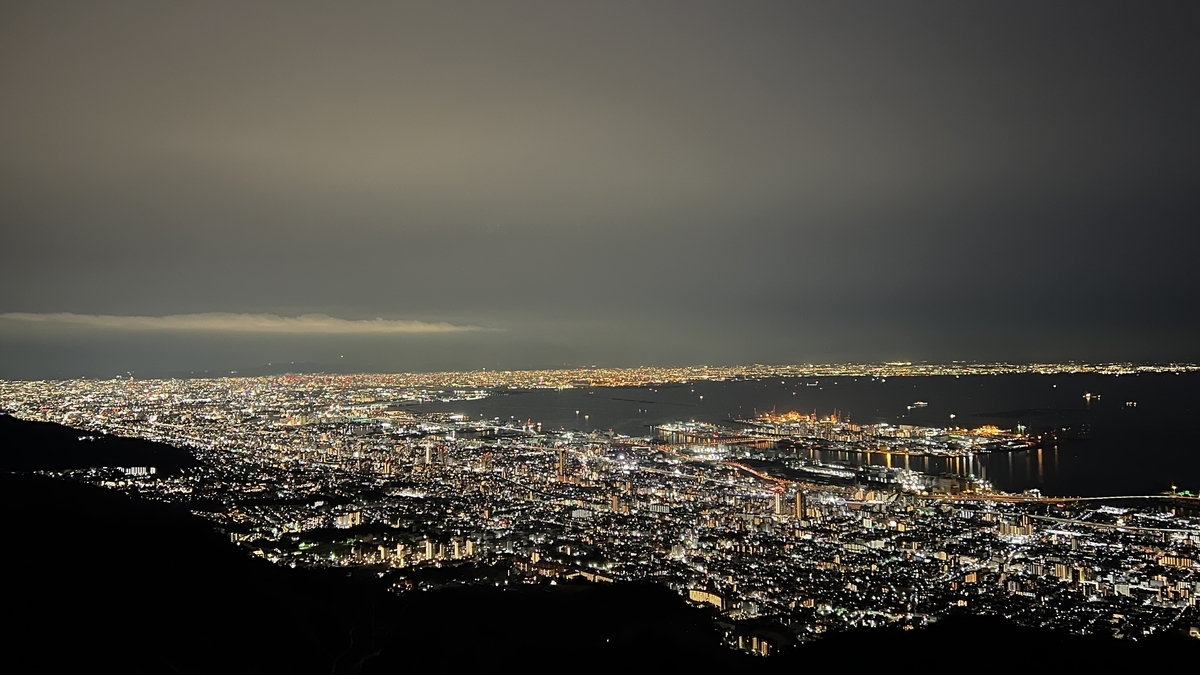掬星台からの夜景