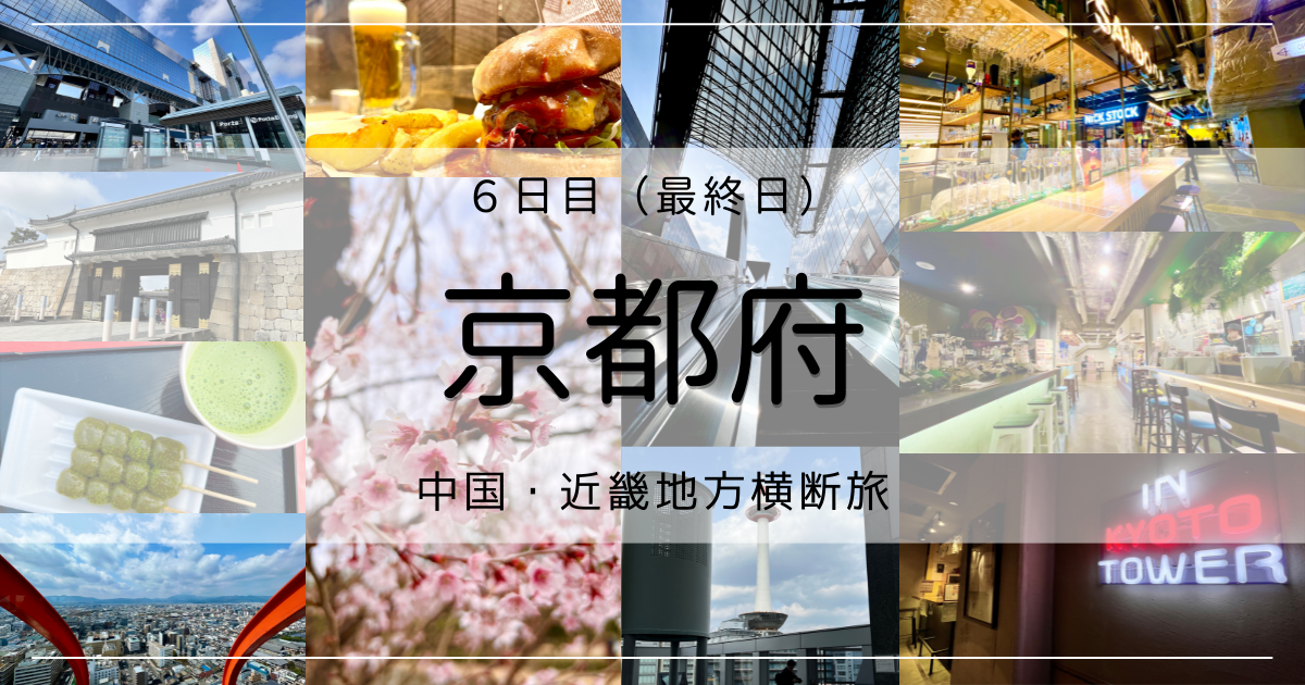 【６日目】京都府 「桜の季節、すれ違う想い。」〜中国・近畿横断旅〜