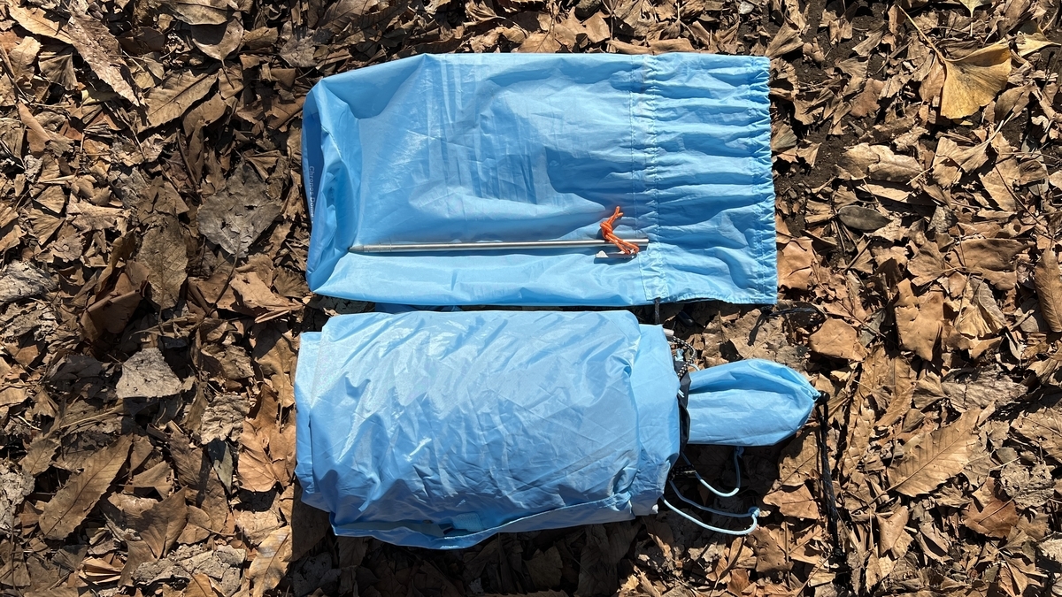 フライシート畳終わり