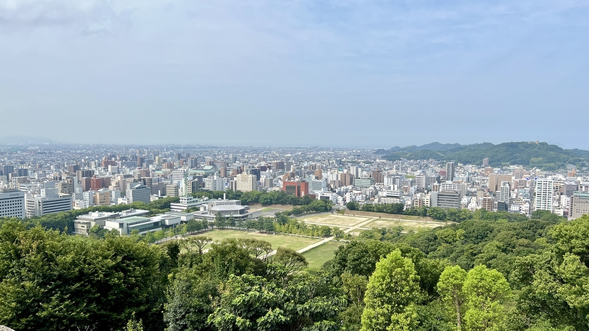 本丸広場からの眺望