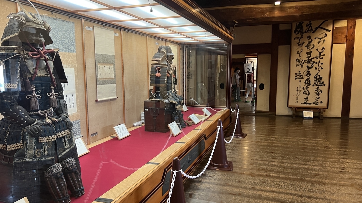甲冑の展示