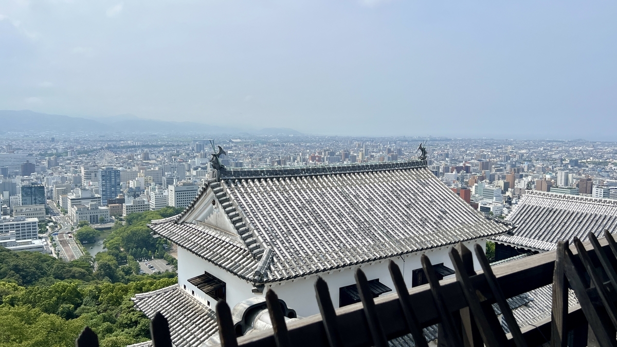 大天守最上階からの眺望