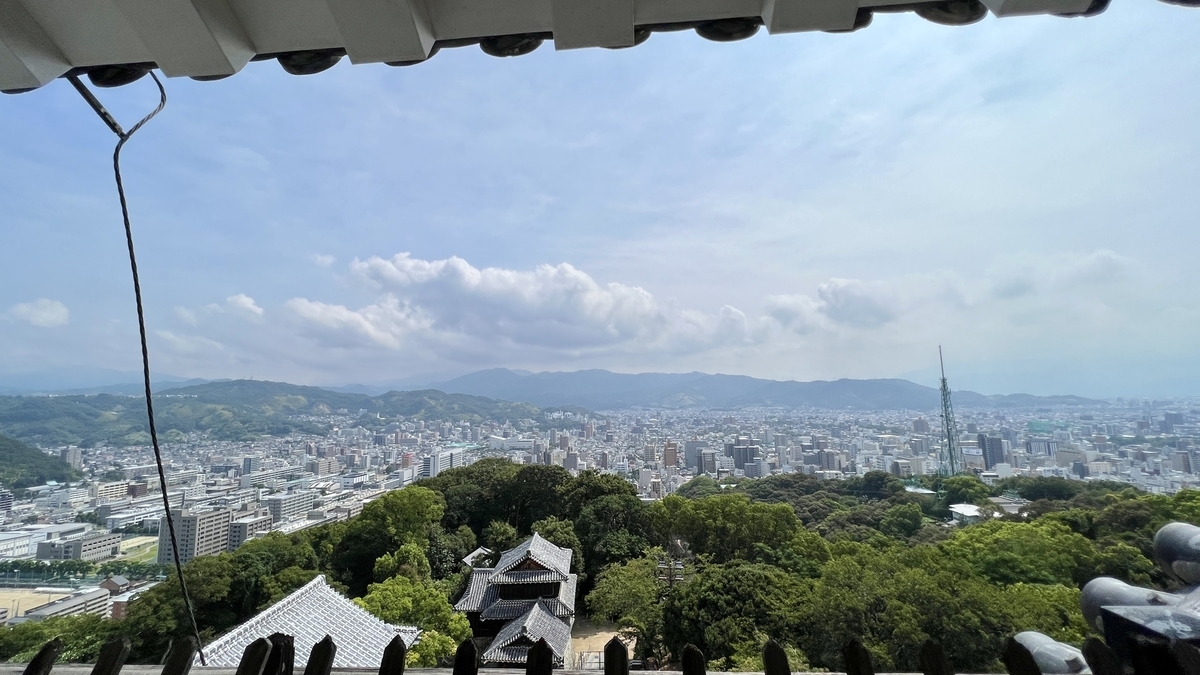 大天守最上階からの眺望