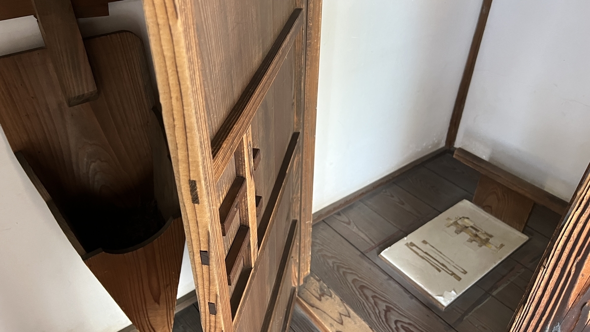 当時のトイレ展示