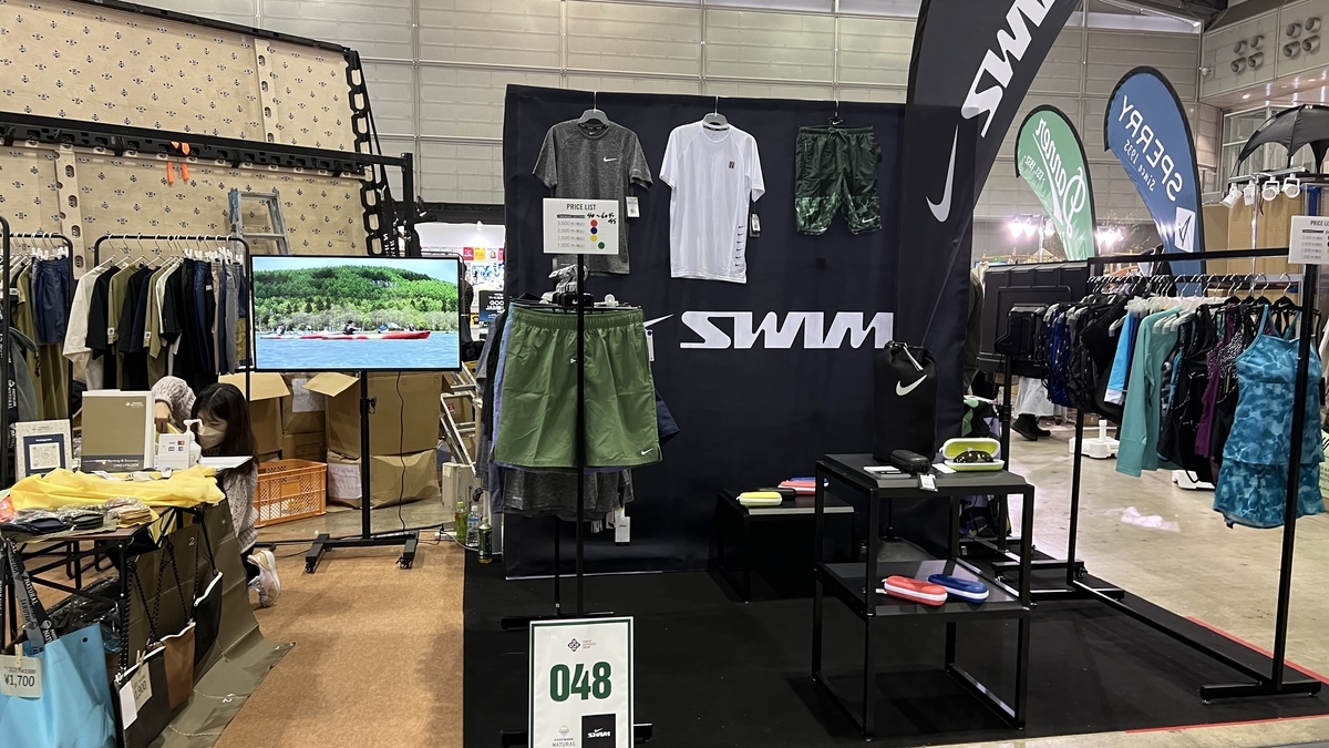 SWIM OUTDOORブース