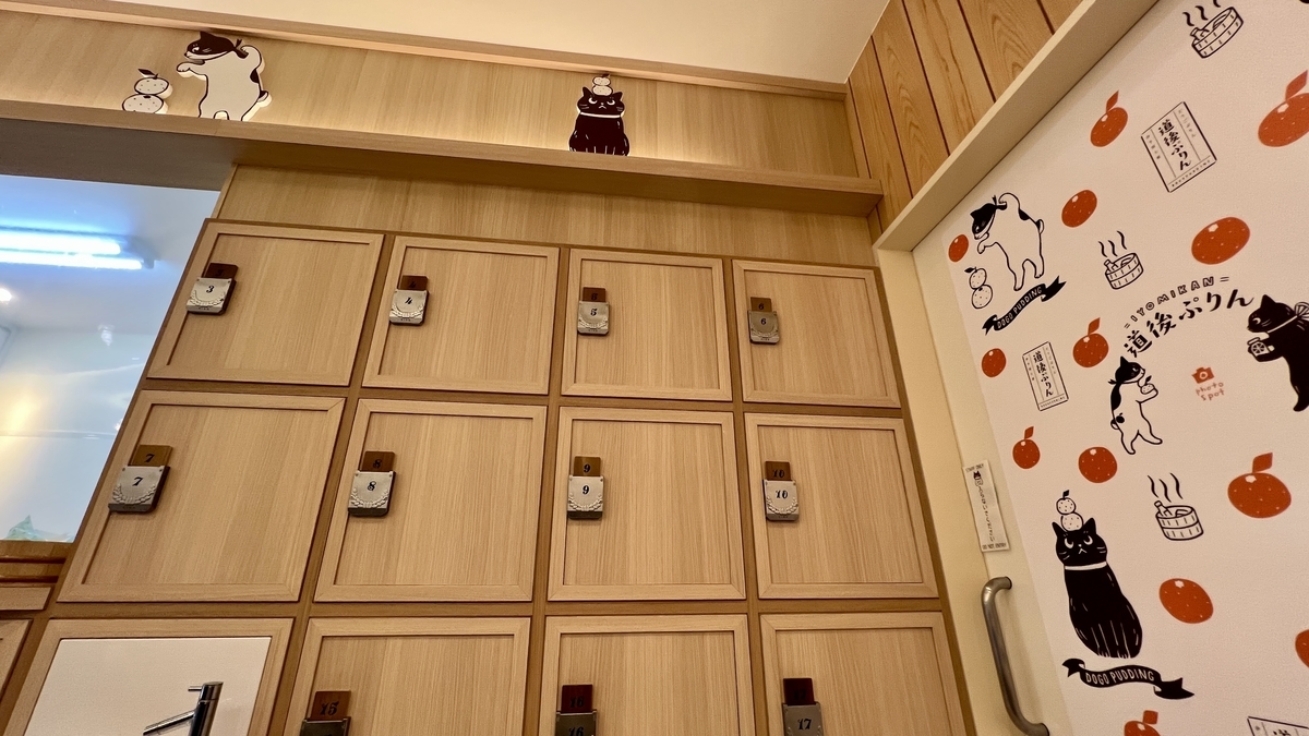 天井付近にもかわいい猫たちのイラストがある