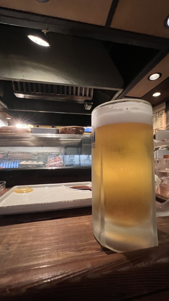 キンキンに冷えたビール