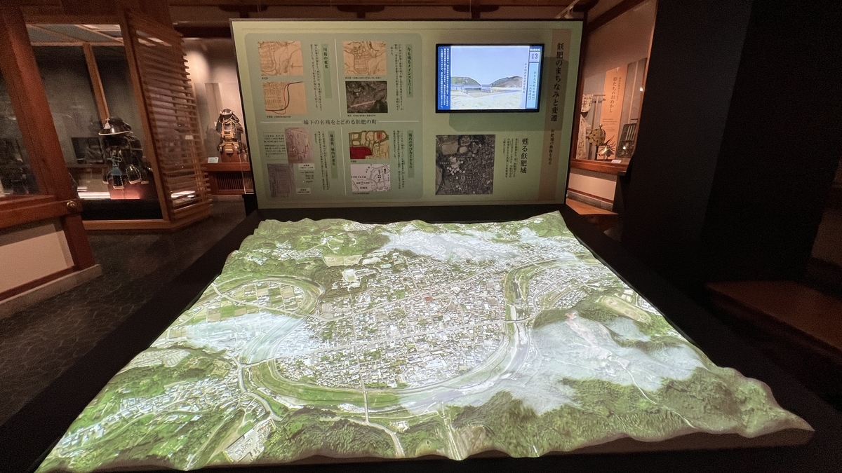 プロジェクションマッピング展示と周囲の照明演出