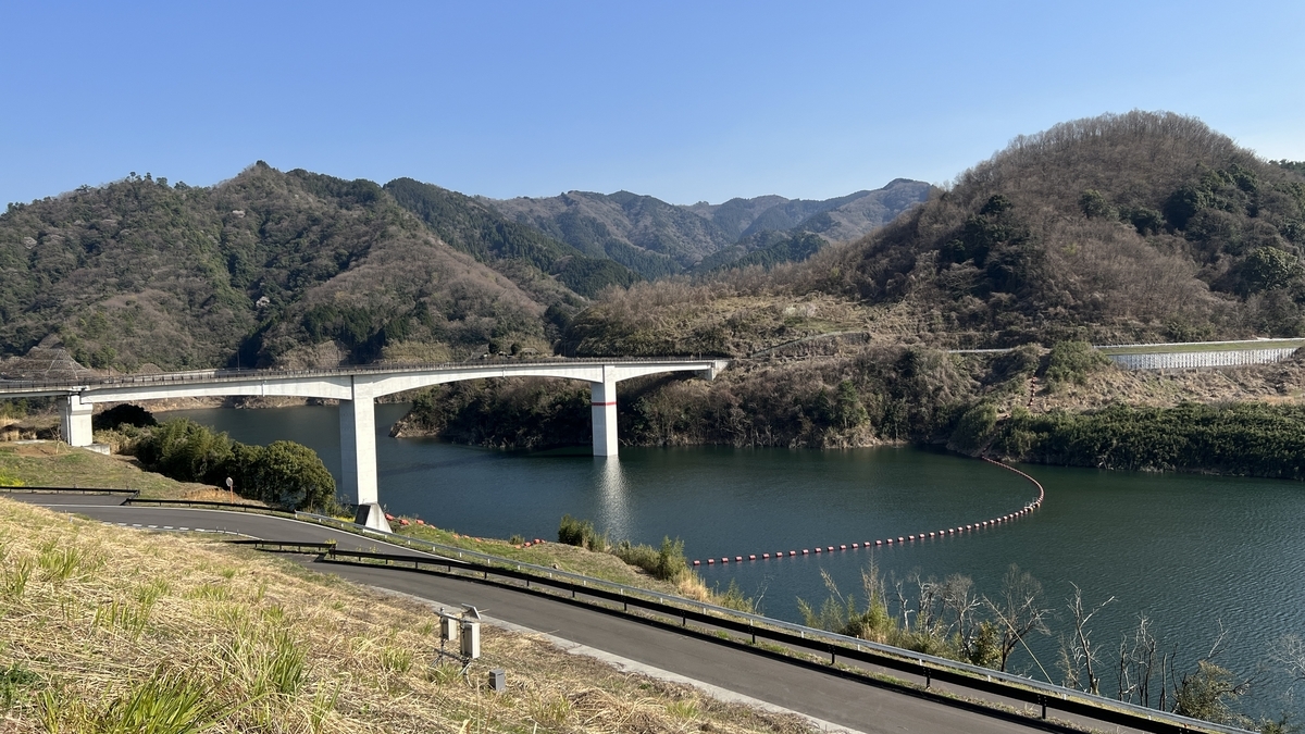 大分川ダム湖（ななせダム）