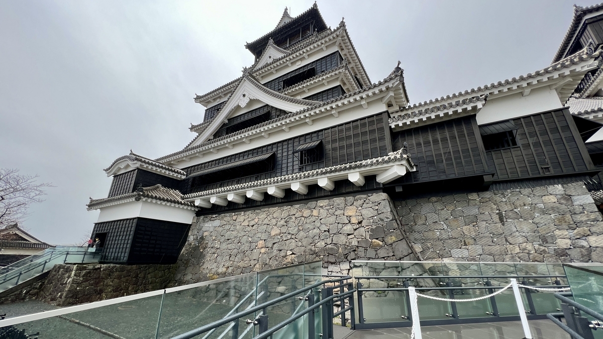 完全復活を遂げた熊本城天守