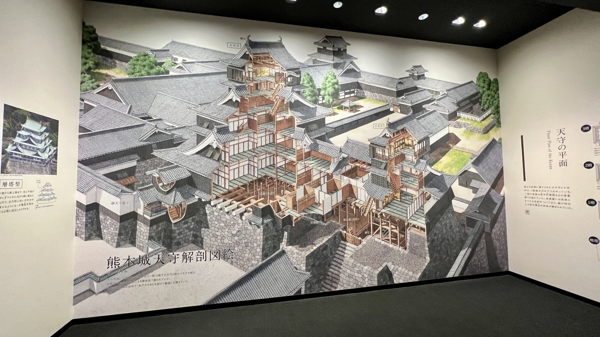 大きなパネルを使った展示