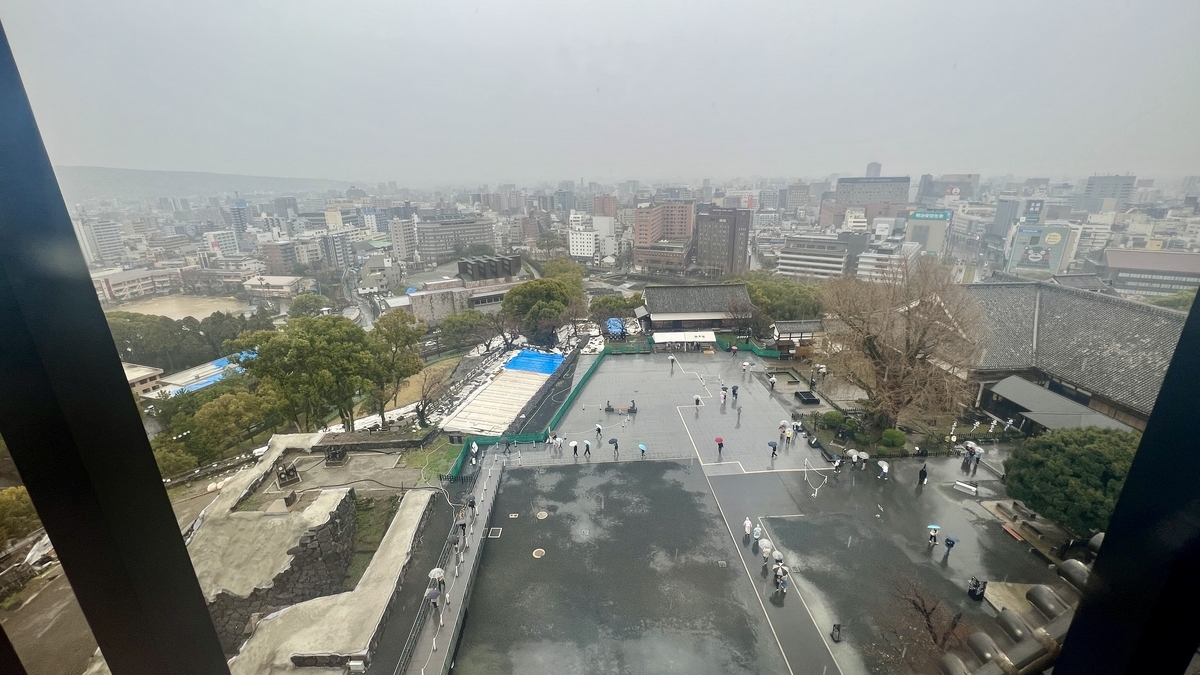 展望フロアからの眺め